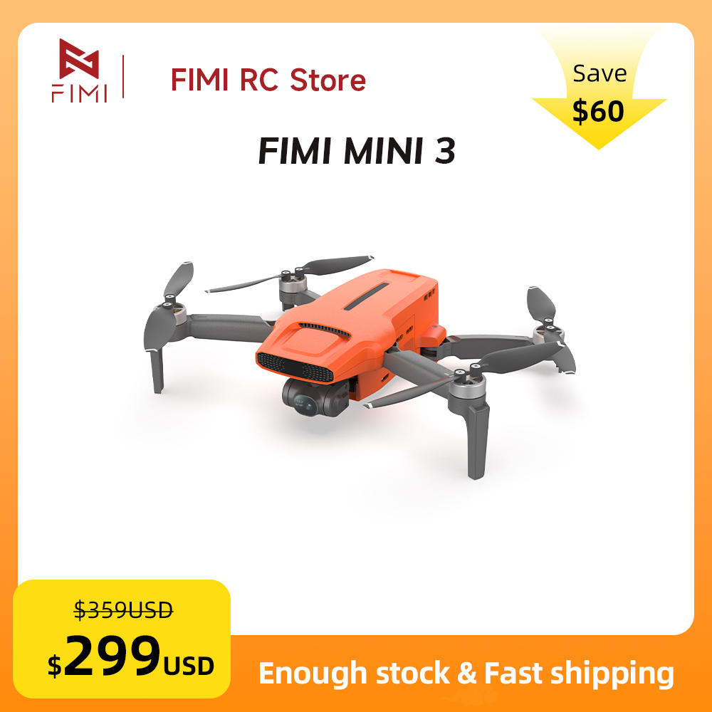 FIMI MINI 3 Camere Drone 4K 60 - огляд і ціна Drone Camera 4K